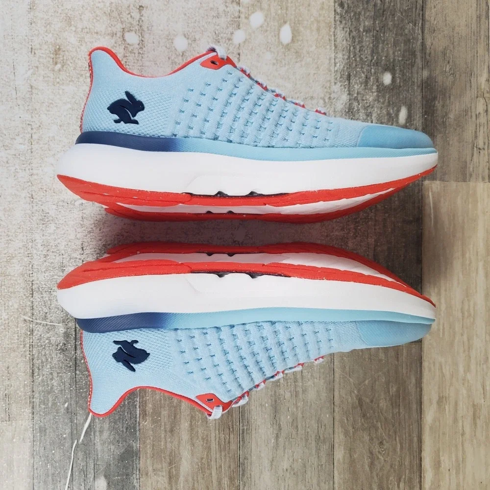 Rabbit Dream Chaser Mens Shoes Sz 9.5 Running Crystal Blue Mesh Lace Up Sneakers